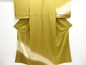 未使用品　仕立て上がり　花丸紋様刺繍訪問着